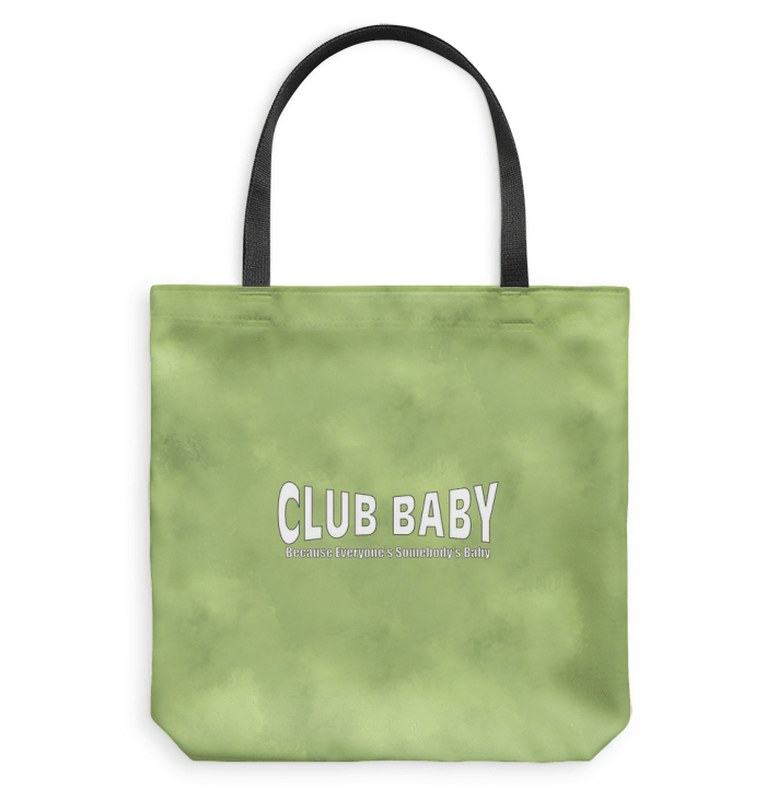 Person carrying Enchanted Lion Eyes Basketweave Tote Bag