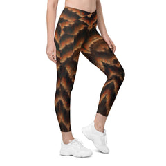 Enchanted Parade leggings with side pockets in action.