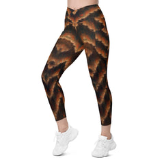 Enchanted Parade leggings' pocket detail filled with essentials.