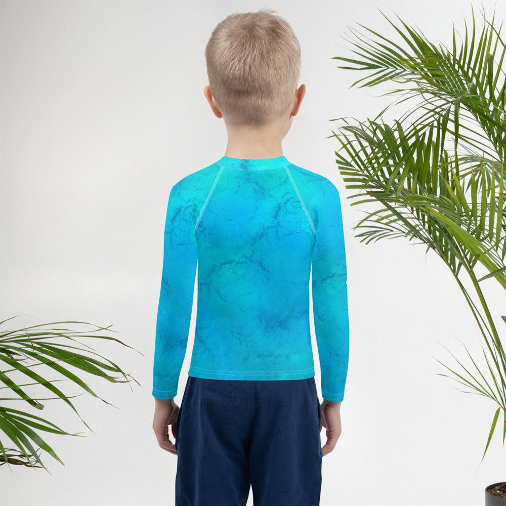 Kids Rash Guard with Sun Protection - Side View
