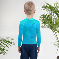 Kids Rash Guard with Sun Protection - Side View