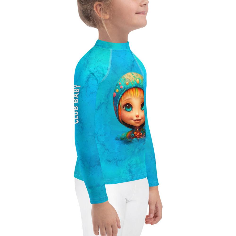 Enchanted Sparkles Youth Rash Guard - Beachwear for Kids