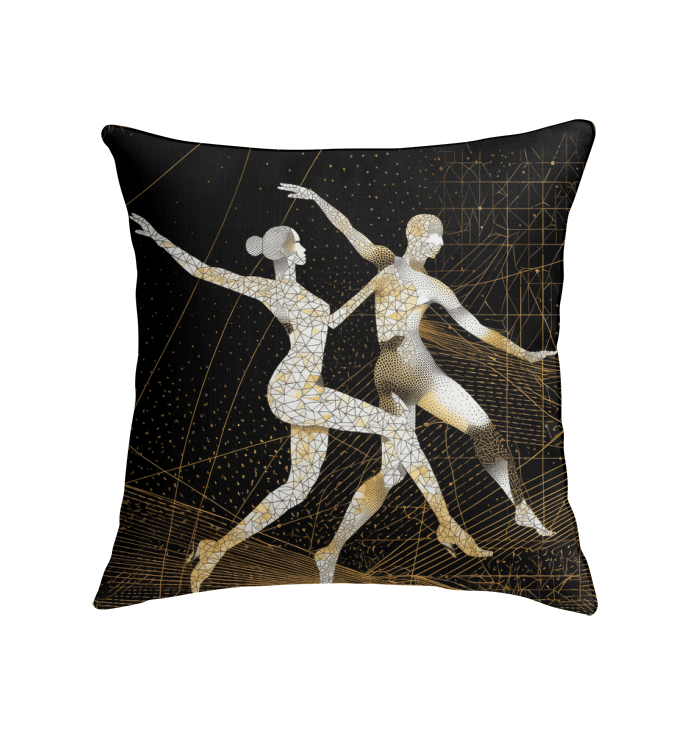 Comfortable and chic balletic fashion indoor pillow for living room elegance.