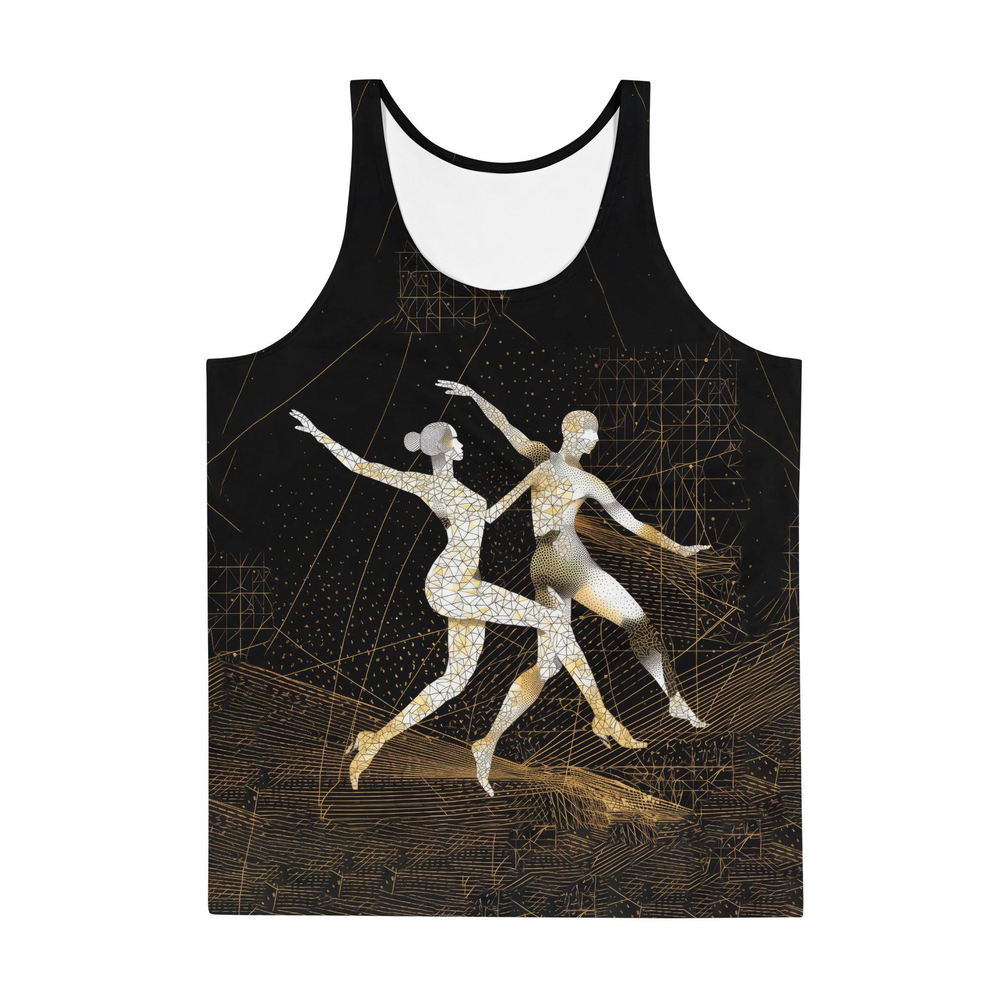 Men's balletic fashion tank top in sleek design.