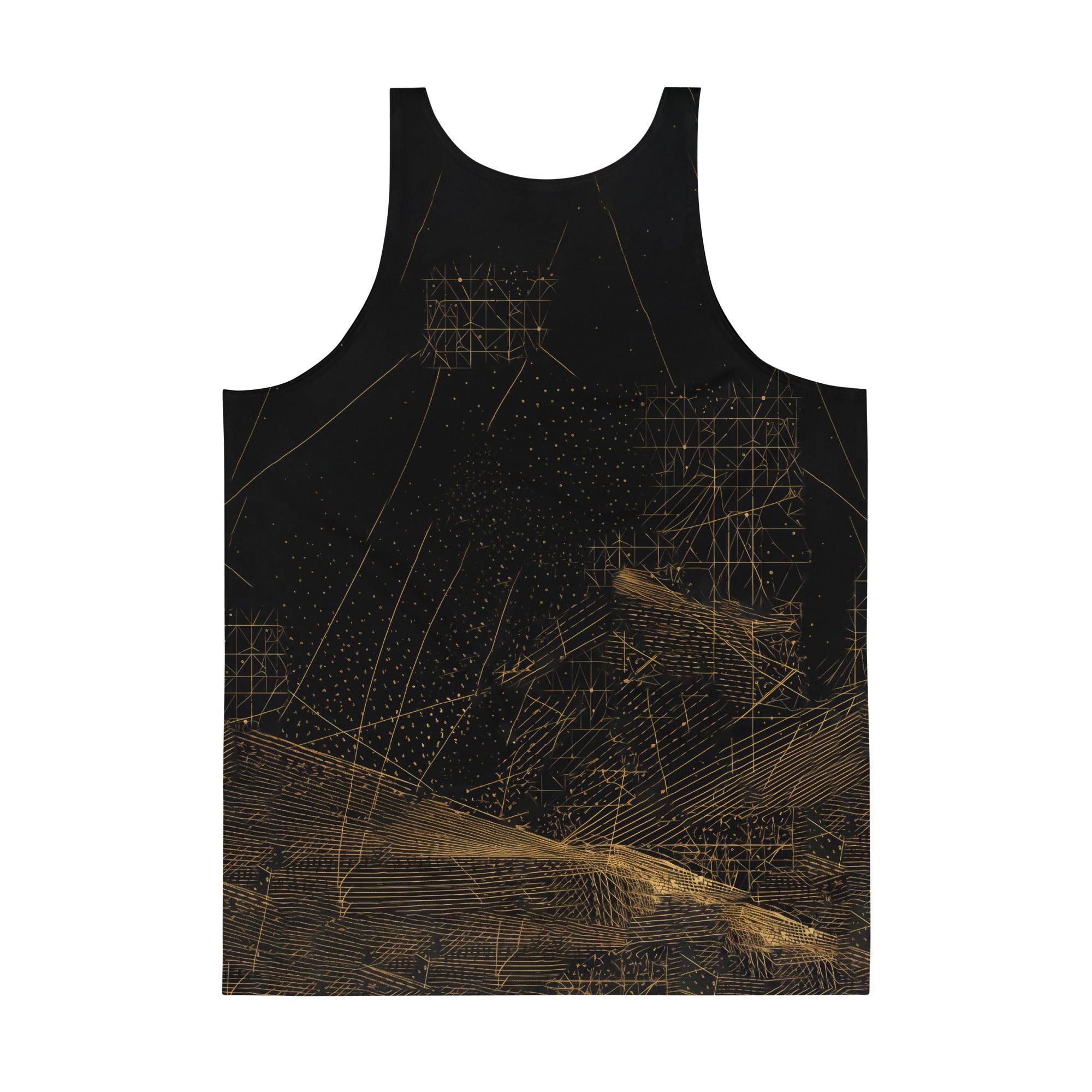 Elegant and stylish men's tank top with balletic fashion flair.