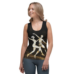 Back View of Enchanting Balletic Fashion Tank Top