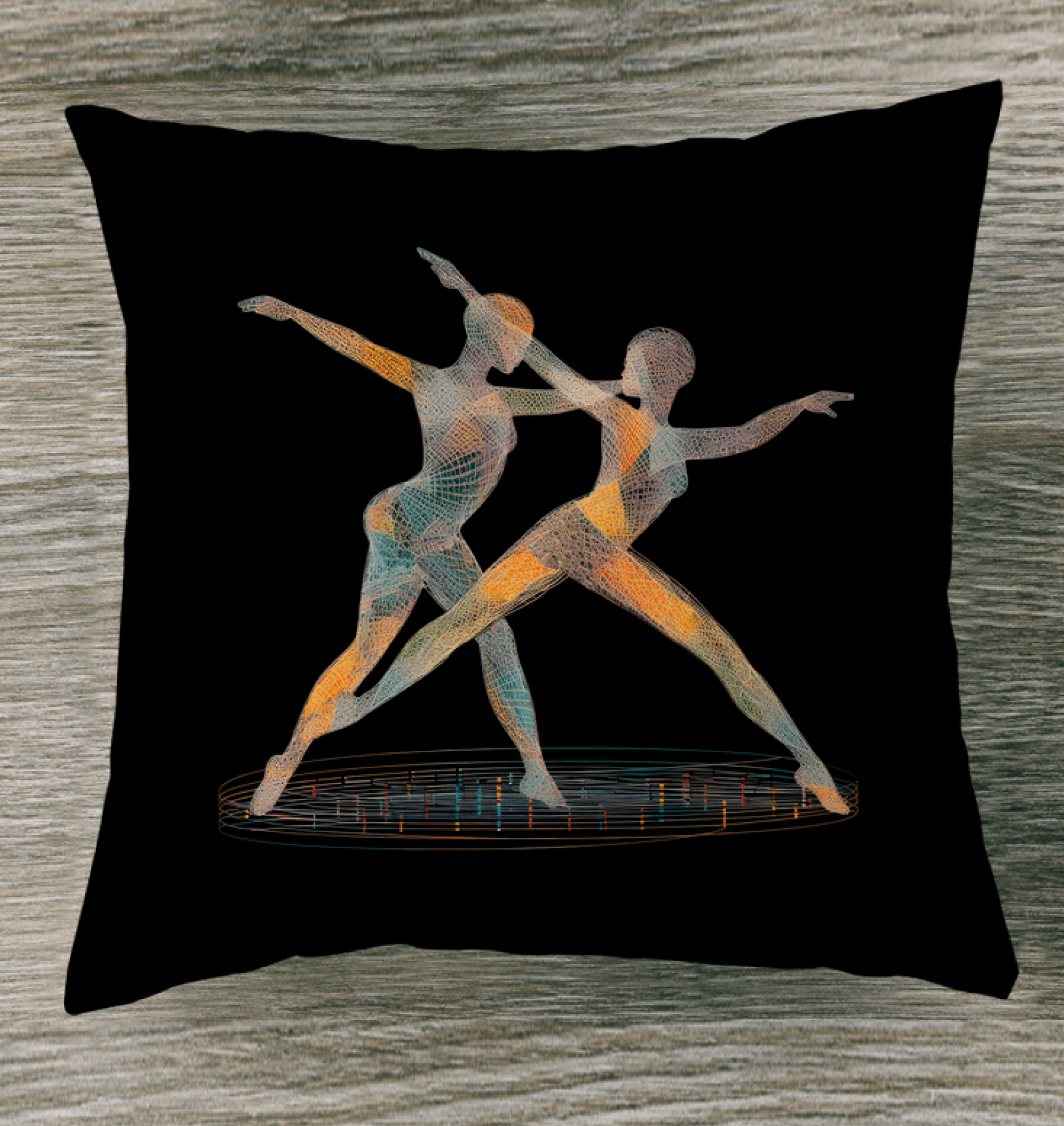 Enchanting Dance Of Women Outdoor Pillow - Beyond T-shirts
