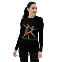 Enchanting Dance Of Women Women's Rash Guard - Beyond T-shirts