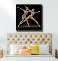 Enchanting Dance Of Women Wrapped Canvas - Beyond T-shirts