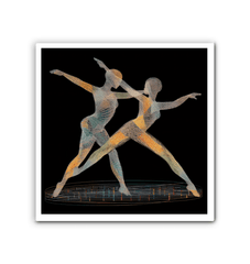 Enchanting Dance Of Women Wrapped Canvas - Beyond T-shirts