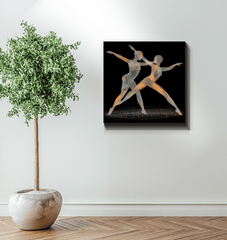 Enchanting Dance Of Women Wrapped Canvas - Beyond T-shirts