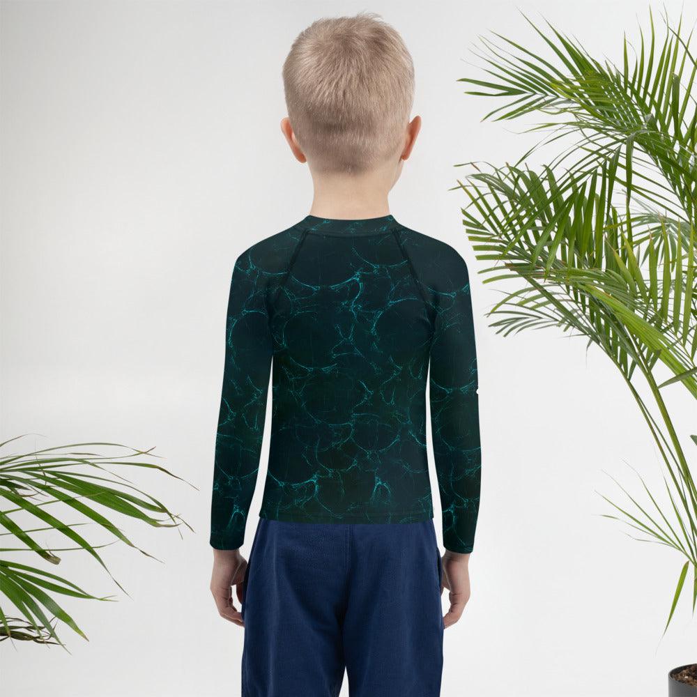 Kids Rash Guard with Giraffe Print