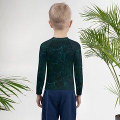 Kids Rash Guard with Giraffe Print