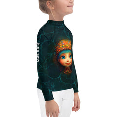 Women's Rash Guard Top with Unique Design