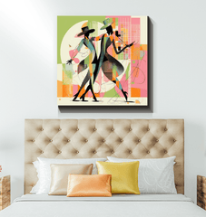 Enraptured Women's Dance Form Wrapped Canvas - Beyond T-shirts