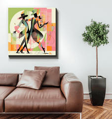 Enraptured Women's Dance Form Wrapped Canvas - Beyond T-shirts