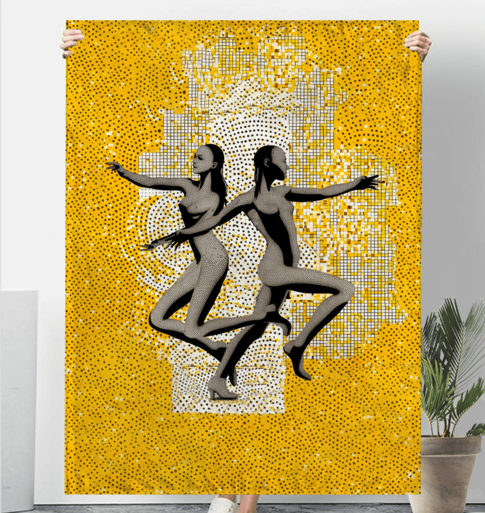 Warm and Trendy Blanket for Women - Dance Style Throw