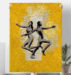 Warm and Trendy Blanket for Women - Dance Style Throw