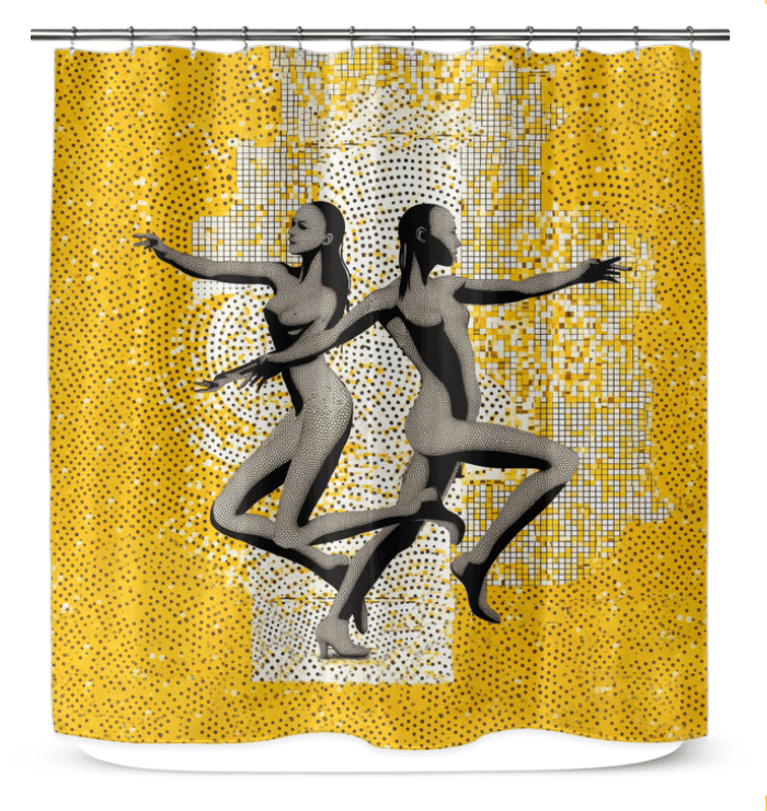 Enraptured Women's Dance Style Shower Curtain