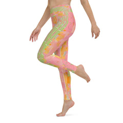 Close-up of the high-quality fabric of Enraptured Dance Leggings
