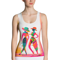 Ethereal Balletic Fashion Tank Top in action