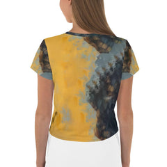 Ethereal Melodies All-Over Print Crop Tee - Beyond T-shirts