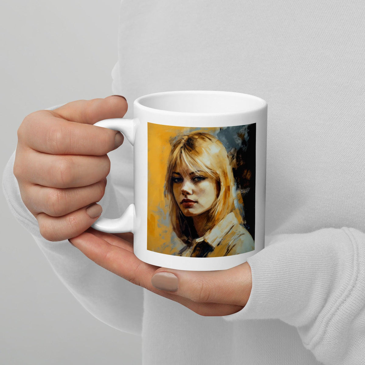 Ethereal Melodies White glossy mug - Beyond T-shirts