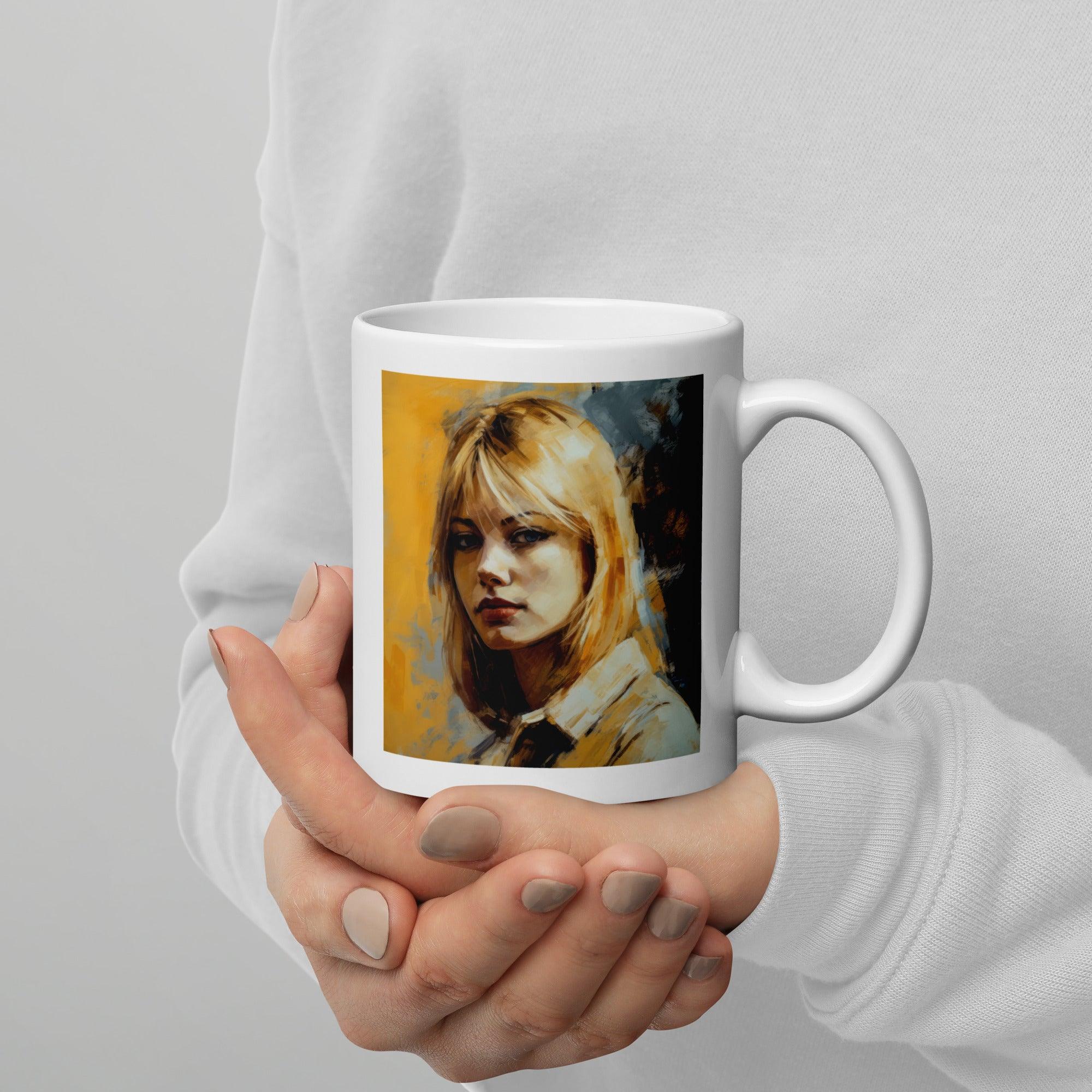 Ethereal Melodies White glossy mug - Beyond T-shirts