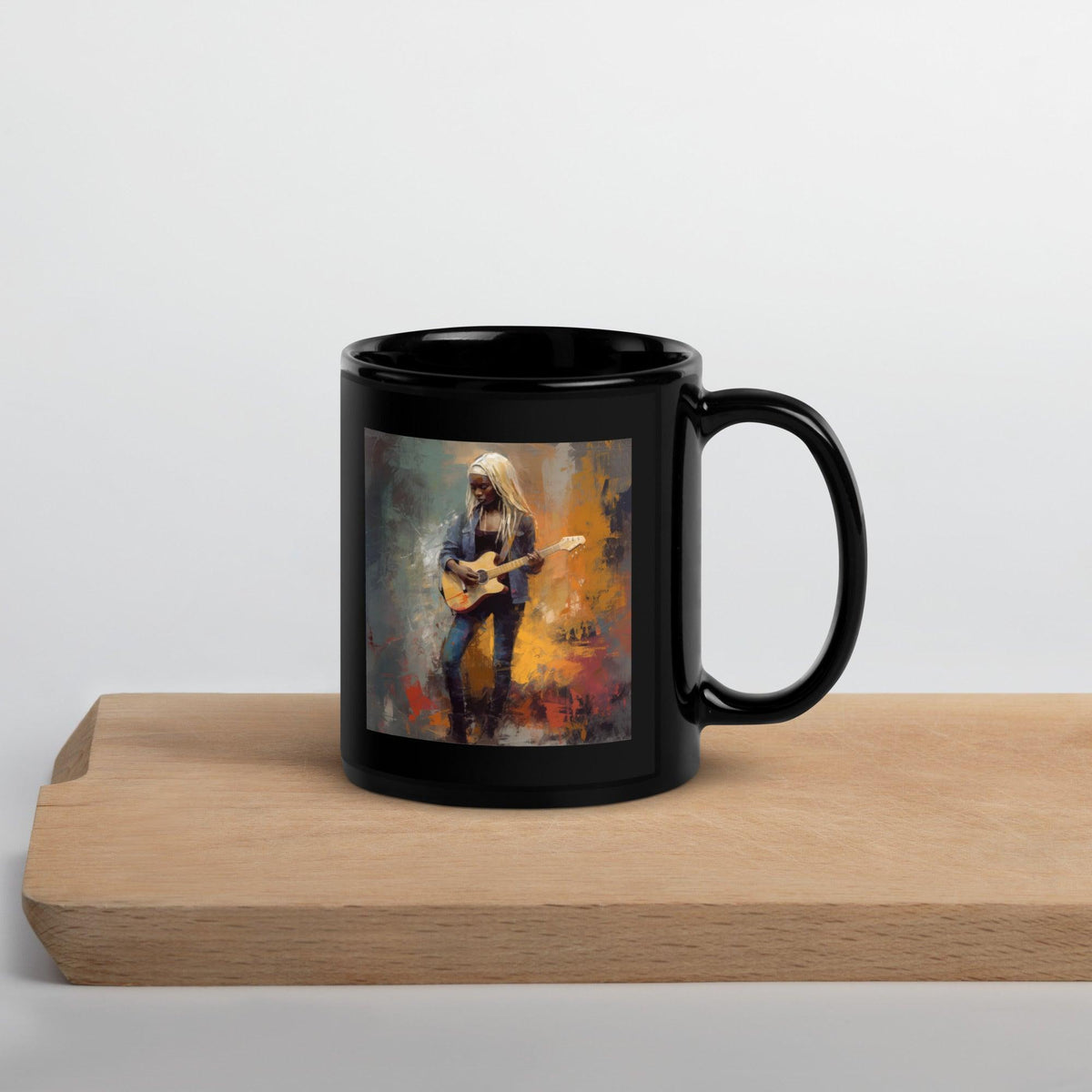 Experimental Soundwave Black Glossy Mug - Beyond T-shirts