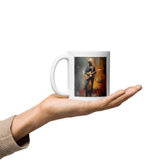 Experimental Soundwave White glossy mug - Beyond T-shirts