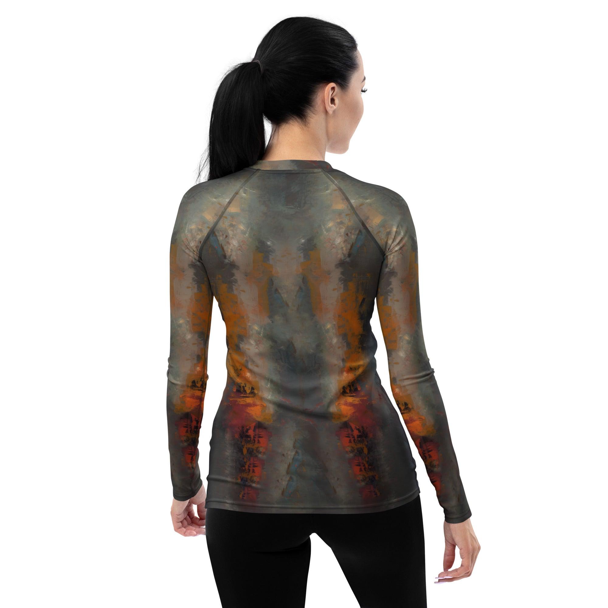 Experimental Soundwaves Women's Rash Guard - Beyond T-shirts