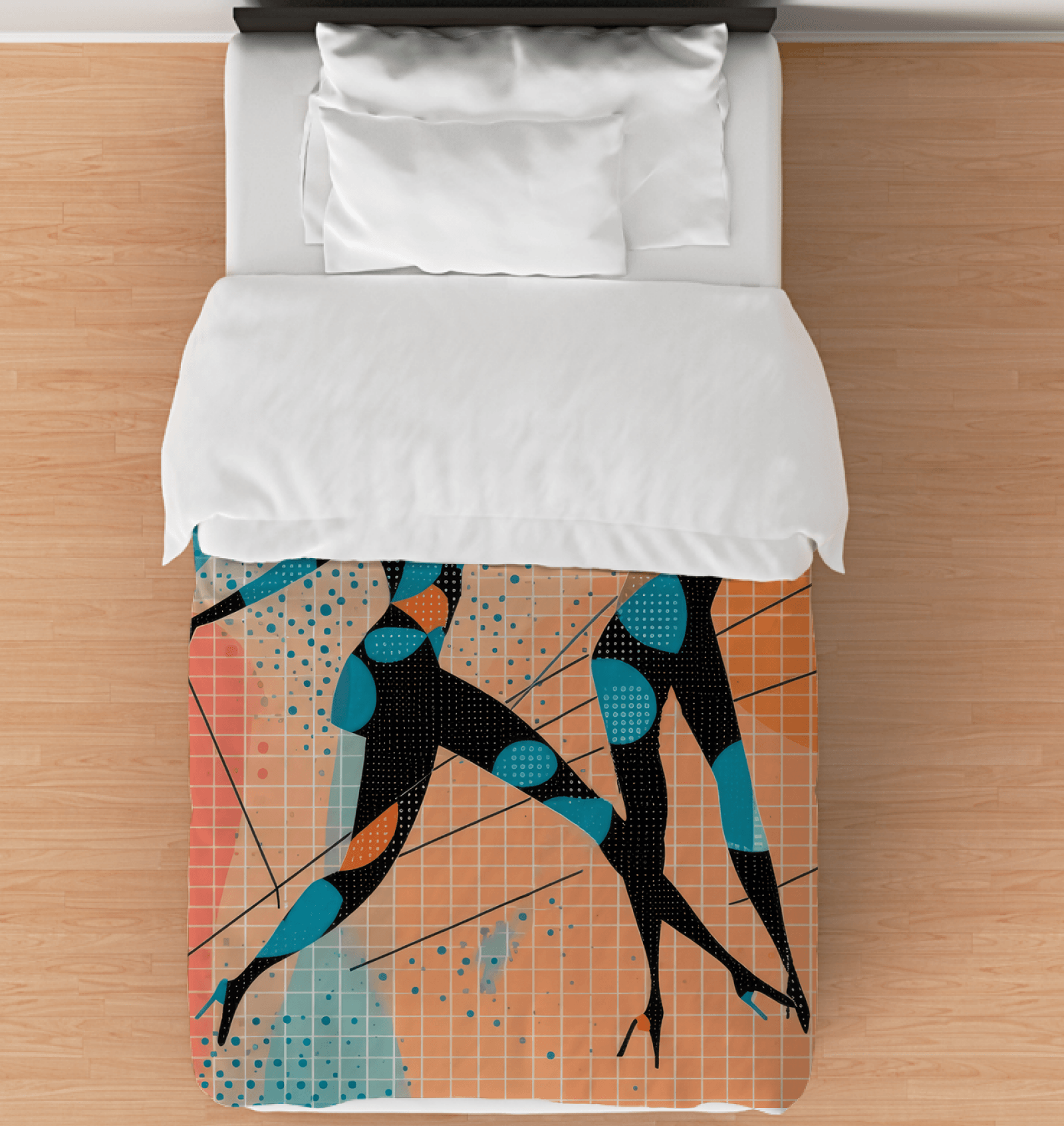 Expressive Balletic Fashion Comforter Twin - Elegant and Cozy Bedroom Accessory