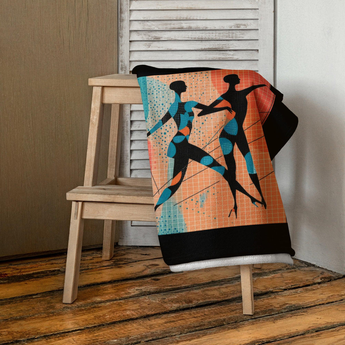 Elegant Expressive Balletic Fashion Towel showcasing unique design for dance lovers