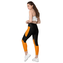 Feminine style motion leggings for active wear.