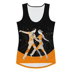 Expressive Feminine Graceful Motion Sublimation Cut & Sew Tank Top - Beyond T-shirts