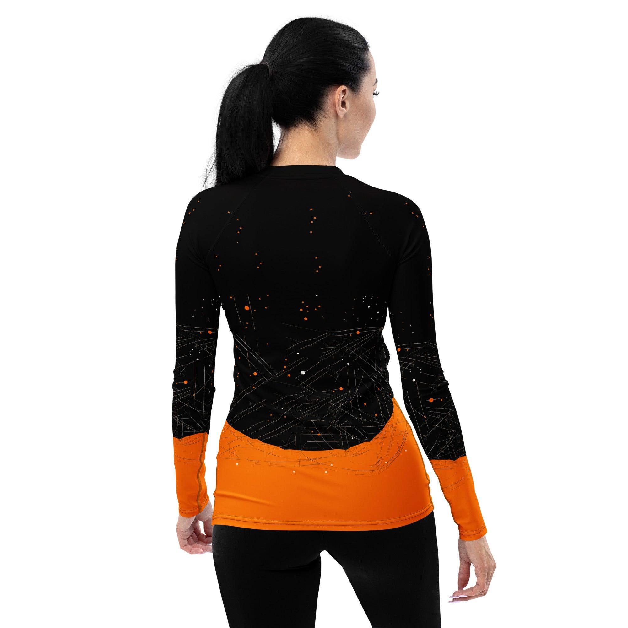 Expressive Feminine Graceful Motion Women's Rash Guard - Beyond T-shirts