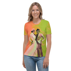 Exquisite Feminine Dance Posture Women's T-shirt - Beyond T-shirts