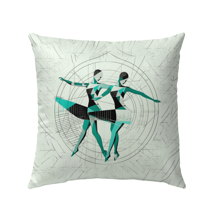 Exquisite Women s Dance Expression Outdoor Pillow - Beyond T-shirts