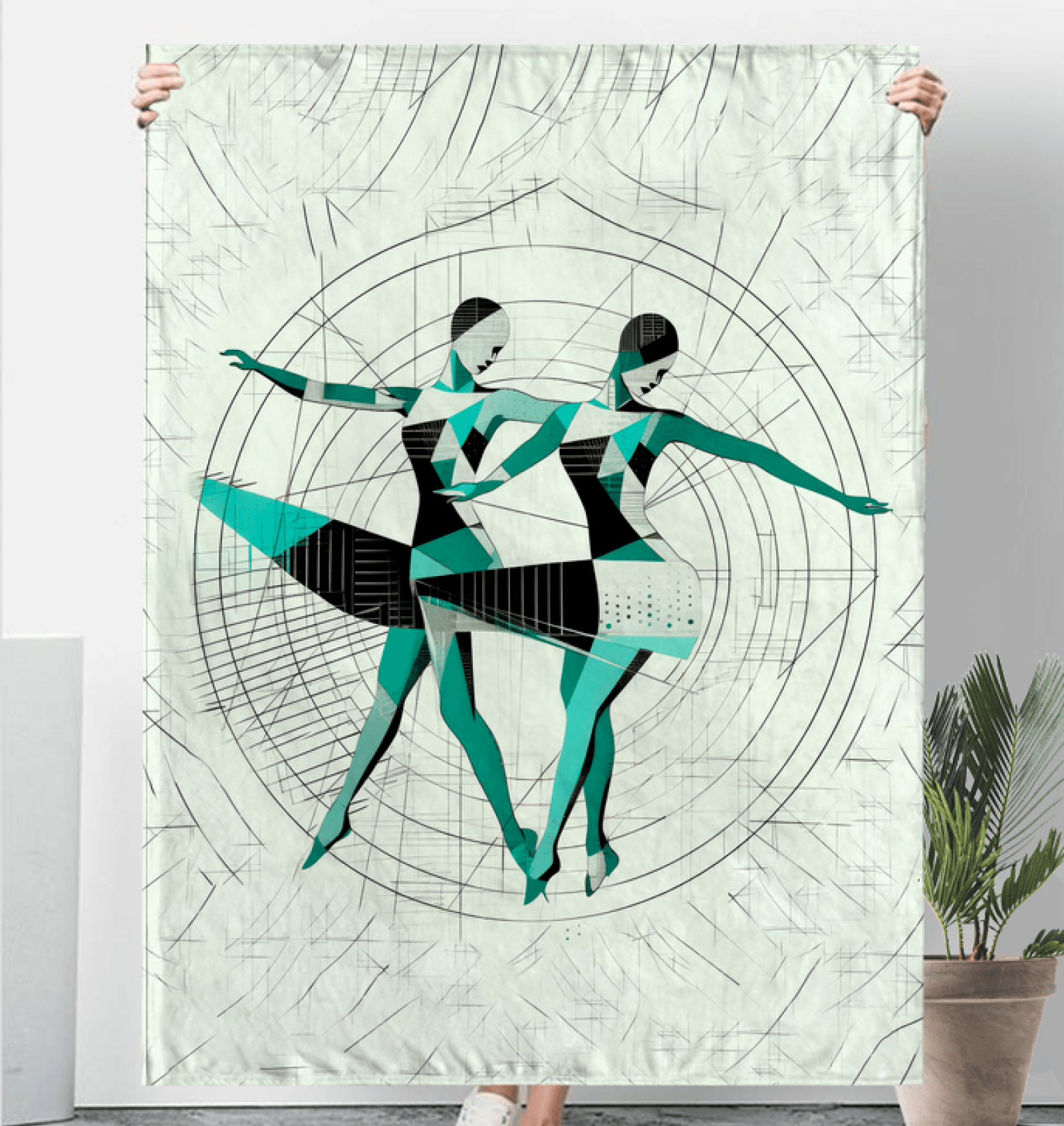 Stylish Women's Blanket - Dance Theme