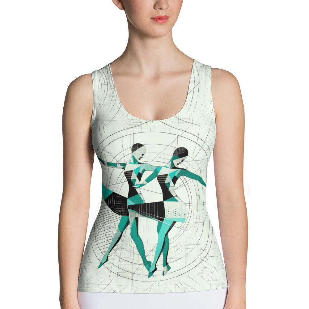 Exquisite Women's Dance Expression Sublimation Cut & Sew Tank Top - Beyond T-shirts