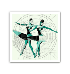 Exquisite Women s Dance Expression Wrapped Canvas - Beyond T-shirts