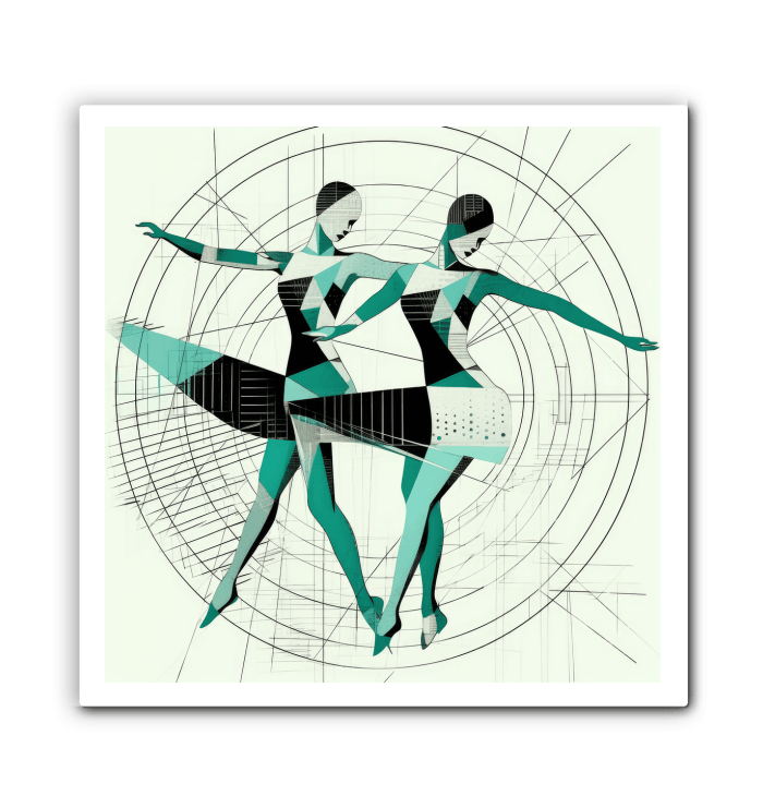 Exquisite Women s Dance Expression Wrapped Canvas - Beyond T-shirts