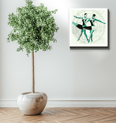 Exquisite Women s Dance Expression Wrapped Canvas - Beyond T-shirts