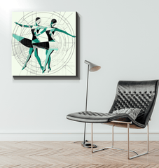 Exquisite Women s Dance Expression Wrapped Canvas - Beyond T-shirts