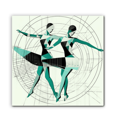 Exquisite Women s Dance Expression Wrapped Canvas - Beyond T-shirts