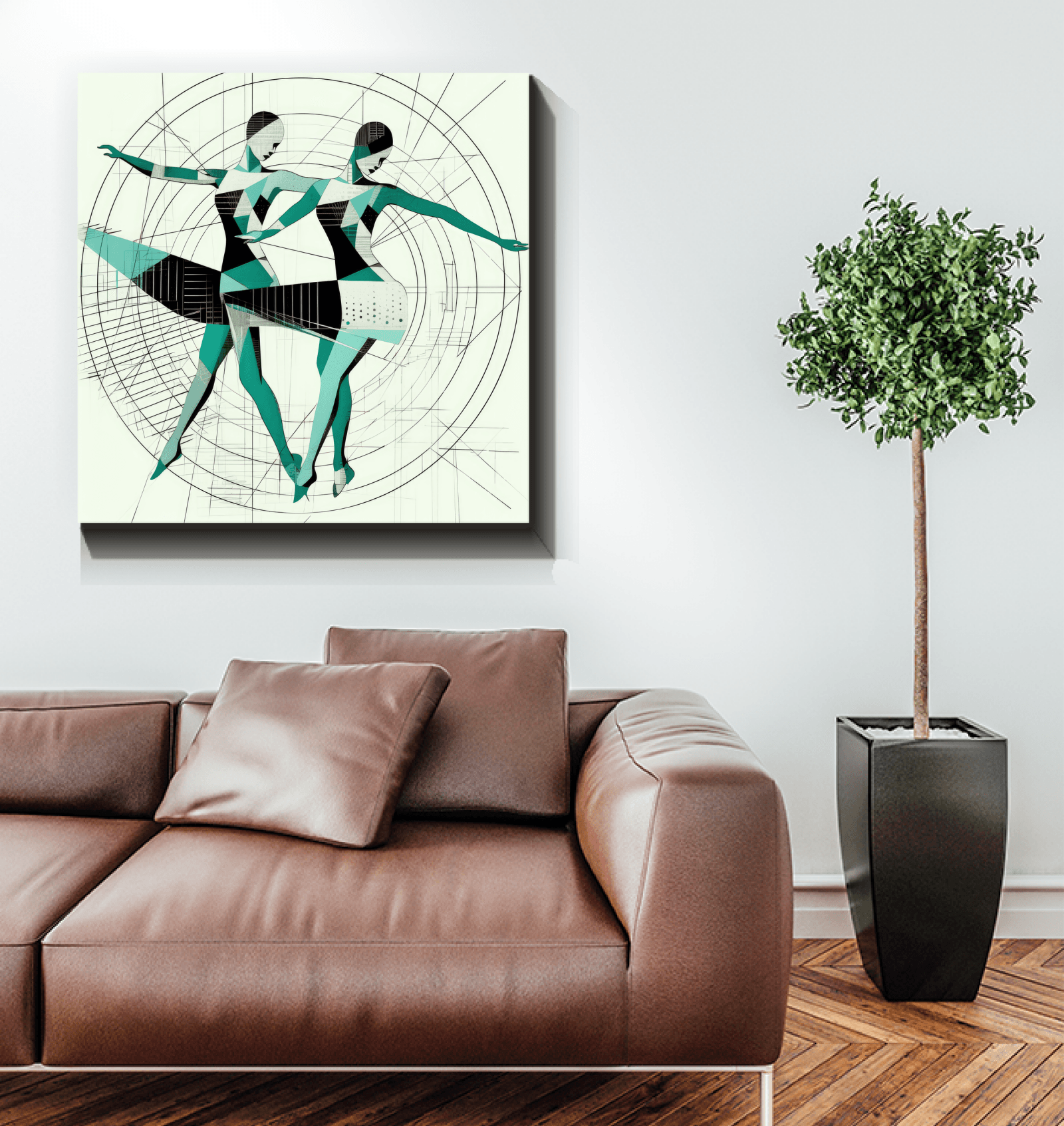 Exquisite Women s Dance Expression Wrapped Canvas - Beyond T-shirts