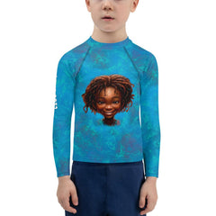 Fairyland's Rash Guard for kids featuring star design.