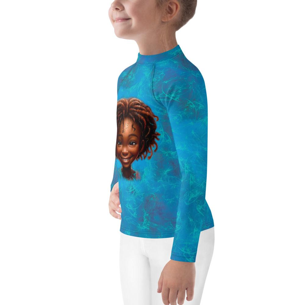 Fairyland's Precious Stars Rash Guard product packaging.