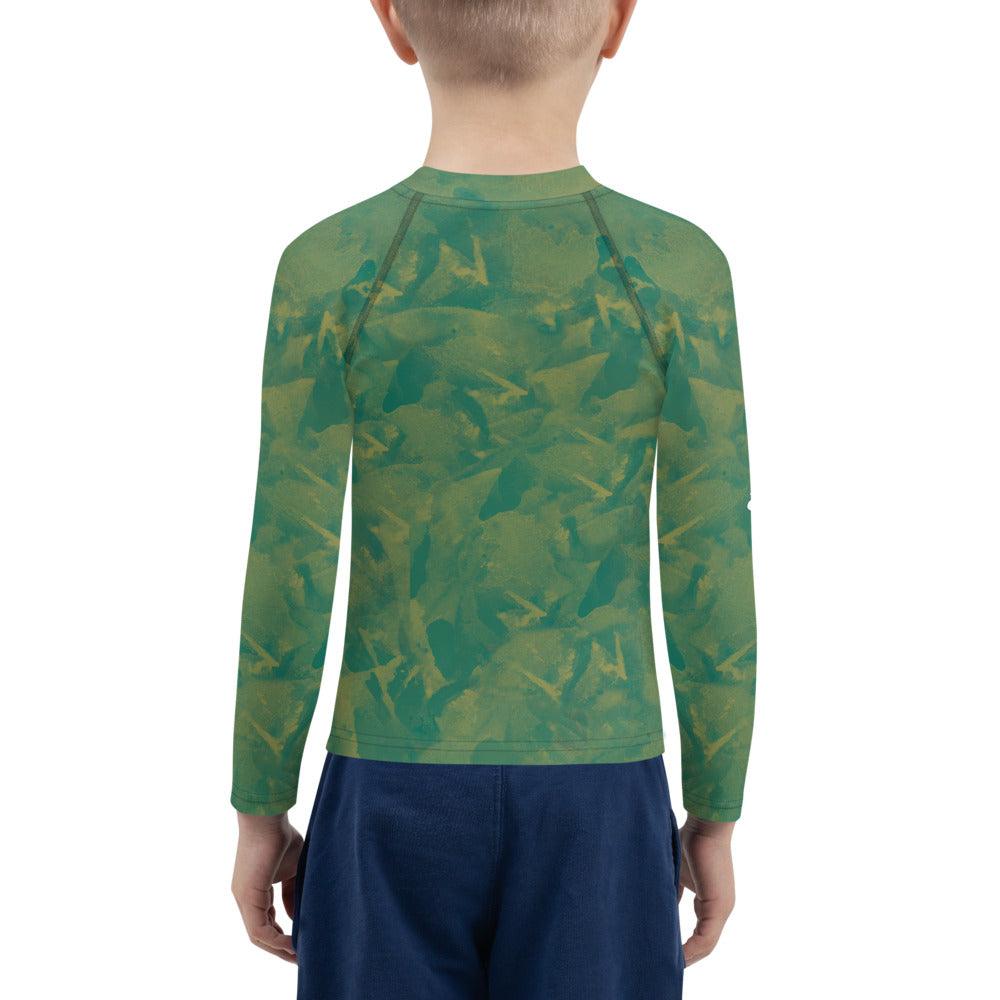 Fantasia's Cherished Glances Rash Guard under the sun - UV protection.