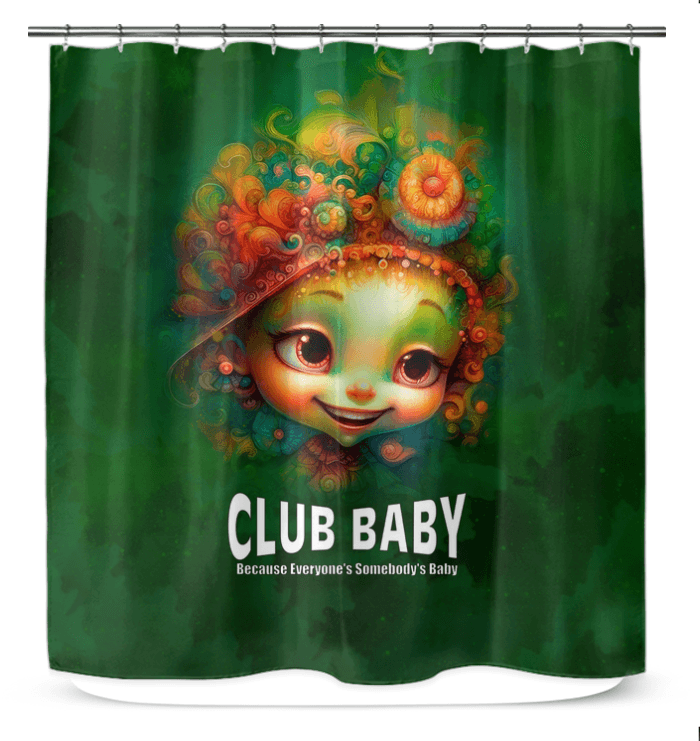 Magical pupil pattern on Fantasia's dreamy shower curtain.